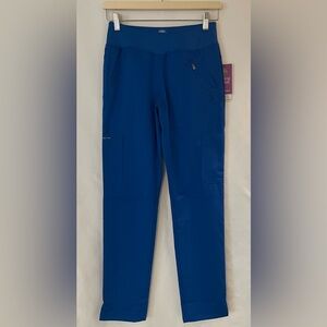 Healing Hands Slim Yoga Knit Waistband Scrub Pants XXS.